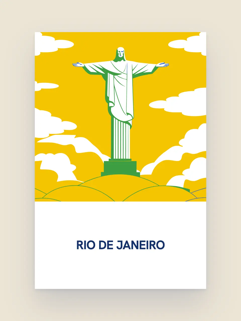 Um número de mesa da papelaria