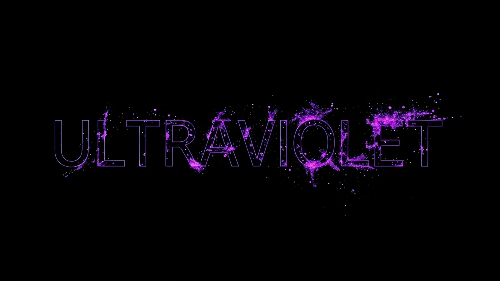 ULTRAVIOLET Transmission — the painting this suite's approved direction was drawn from.