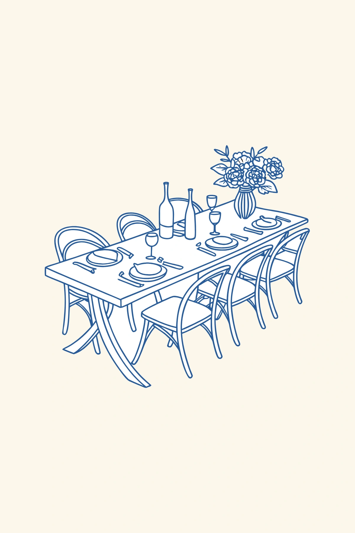 The Plate — the painting this suite's approved direction was drawn from.