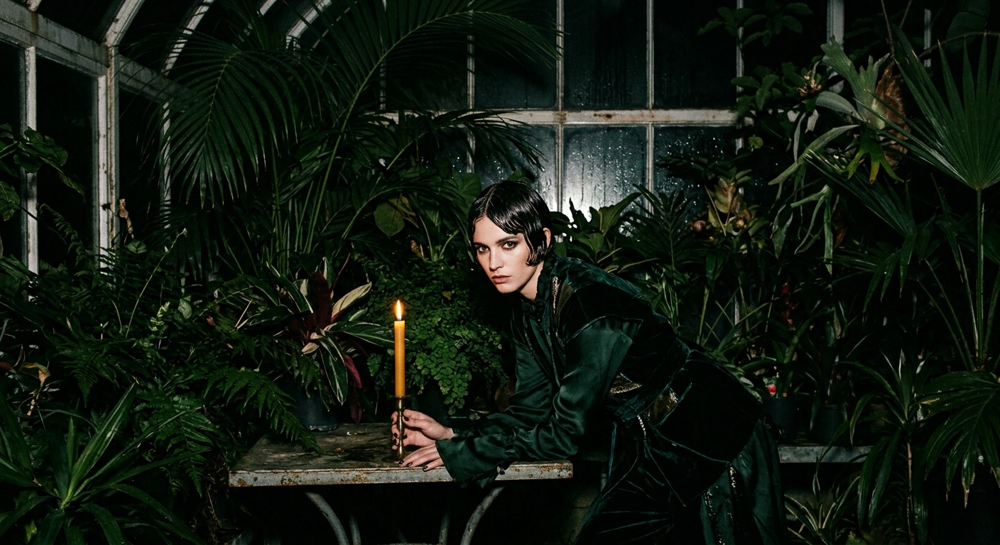 After-Dark Botany — the painting this suite's approved direction was drawn from.